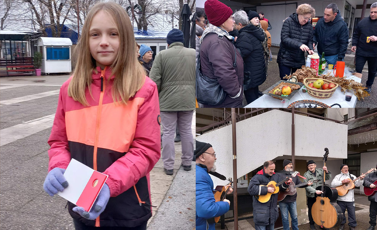 Tрадиционално ломљење Божићне чеснице